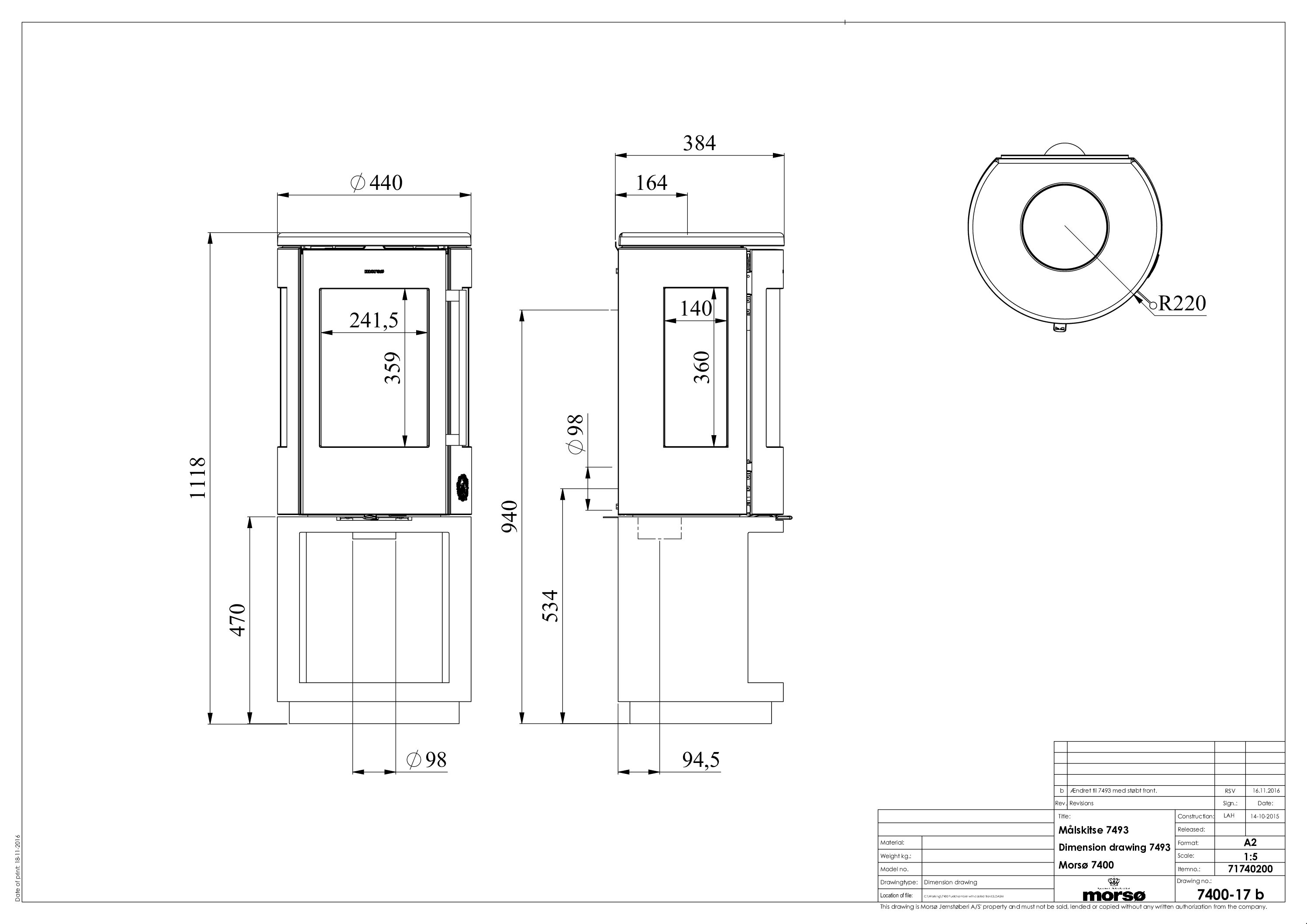 Stove Morso 7493