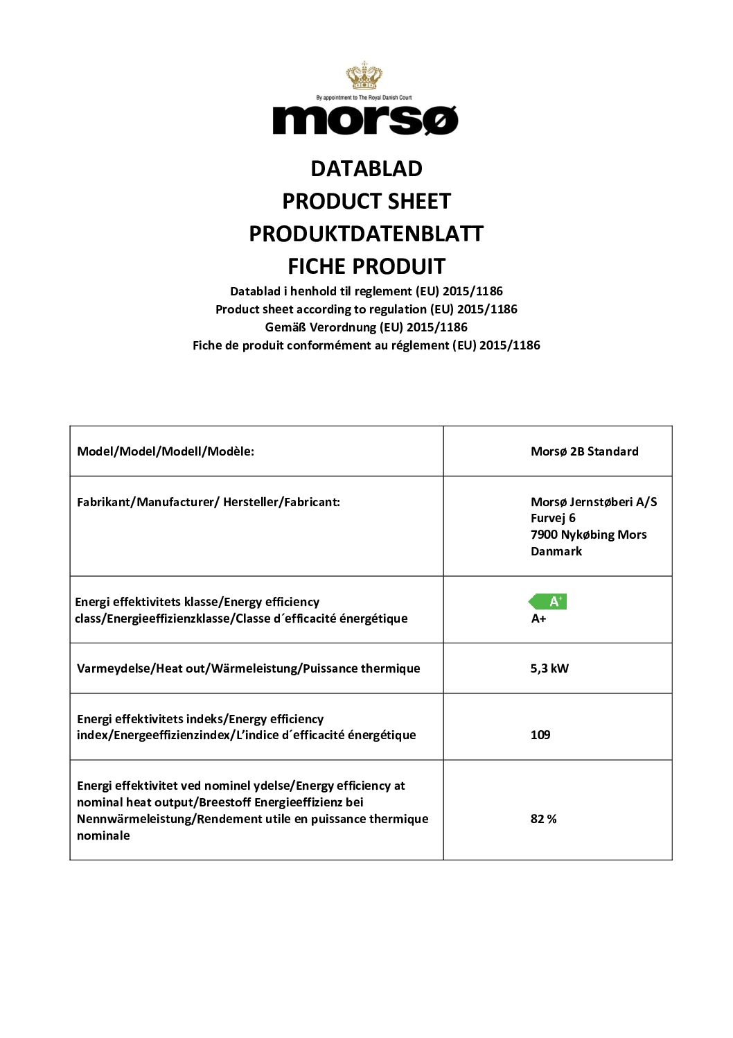 Krosnelė 2B STANDART